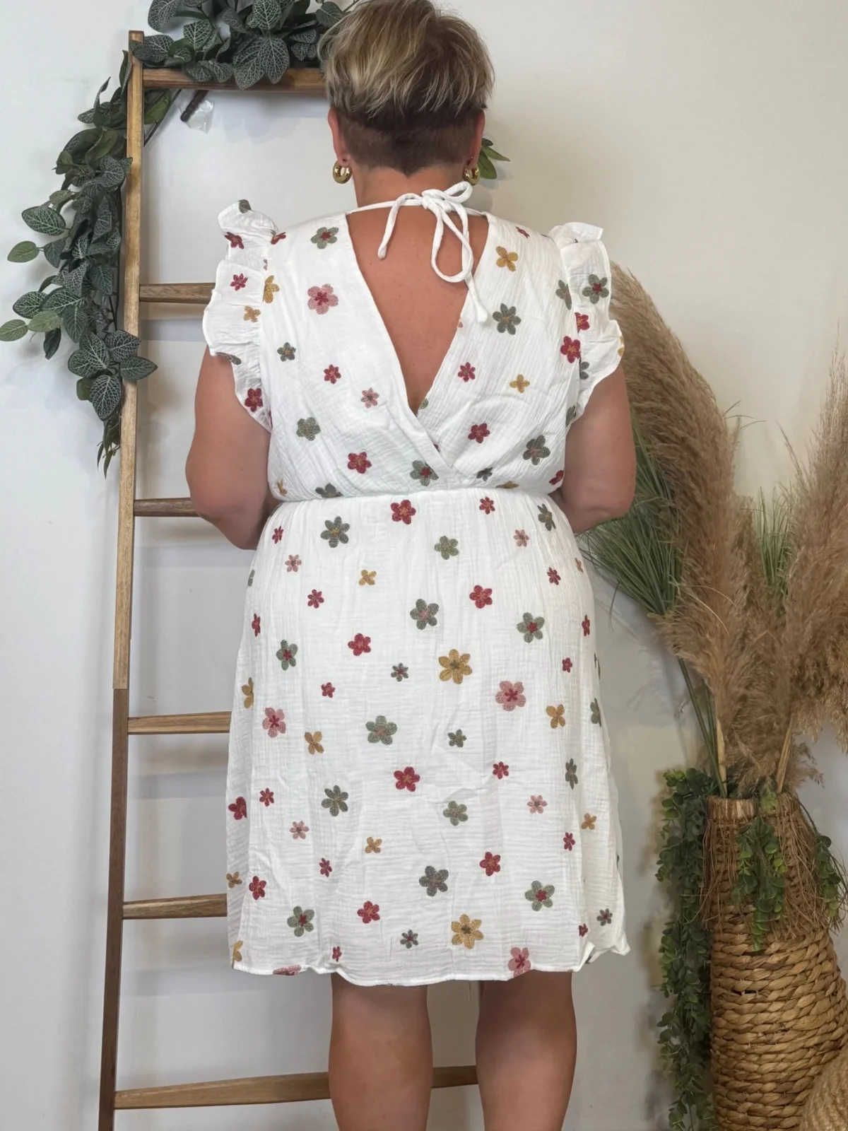 K302 - Robe coton "By One" (T40-T48) - blanc - 48