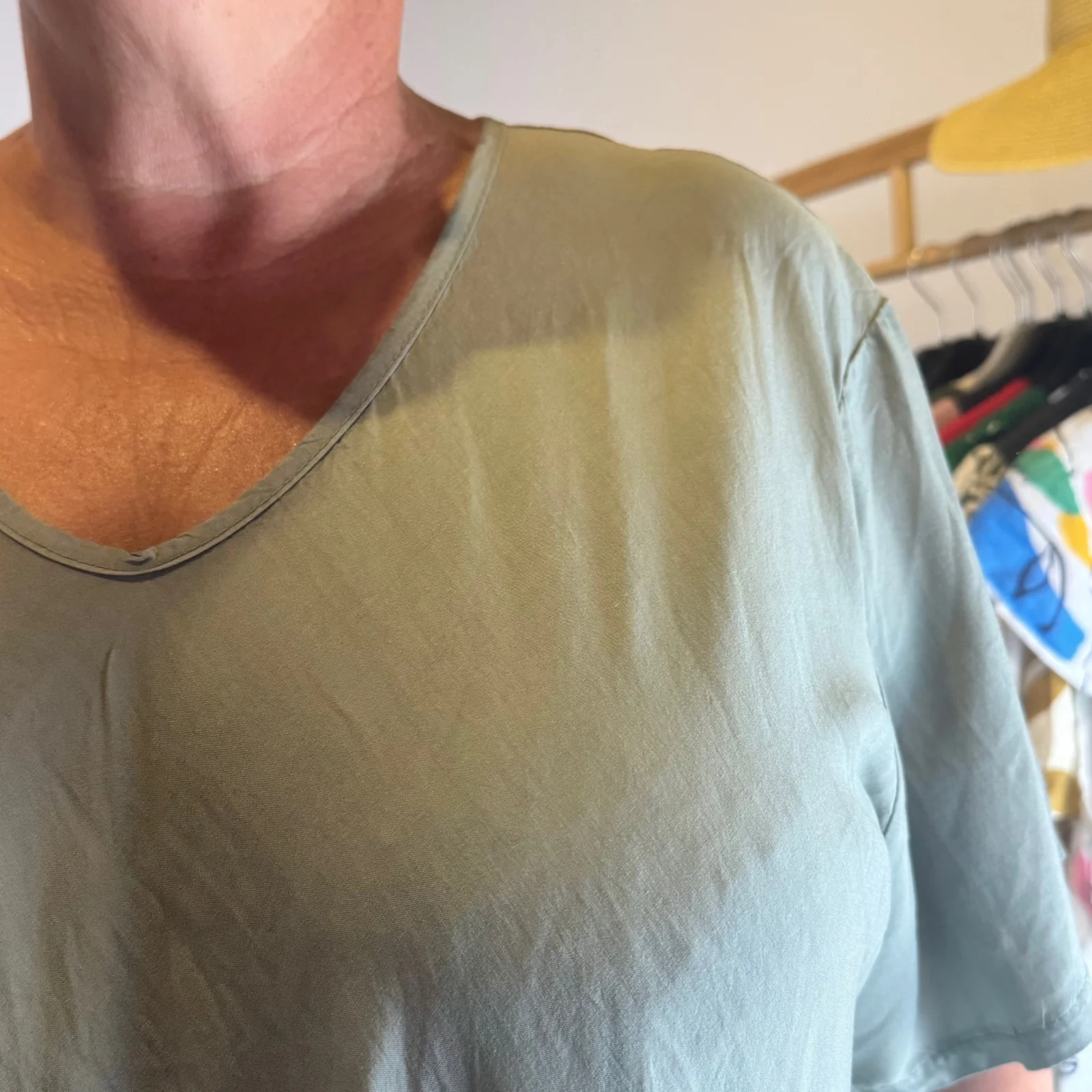 Z159- Robe longue Fluide 🇮🇹 - kaki - taille-unique-grande-taille