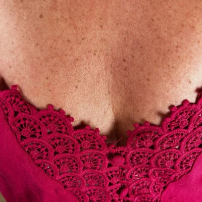 K233- Débardeur Maëlle dos brodé (T40-T48) - fuchsia - 48