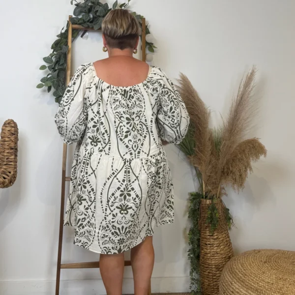 K156- Robe bain de soleil (T40-T48) - kaki - 48