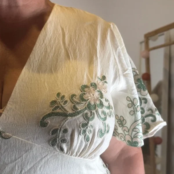 K152- Robe Bohême "By One" (T40-T48) - beige - 48