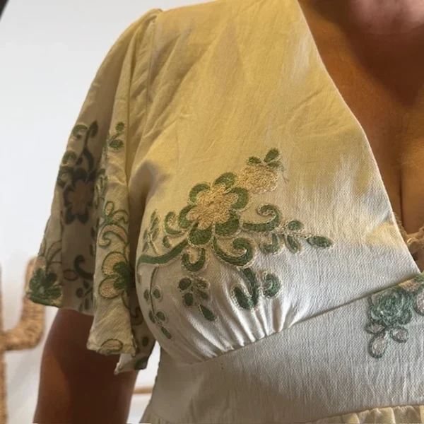 K152- Robe Bohême "By One" (T40-T48) - beige - 48