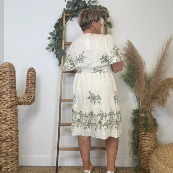 K152- Robe Bohême "By One" (T40-T48) - beige - 48