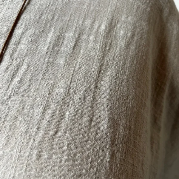 Z309- Tunique Coton Curvy 🇮🇹 - beige - taille-unique-grande-taille