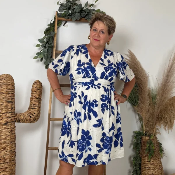 K145- Robe Maëlle (T40-T48) - blanc - 48