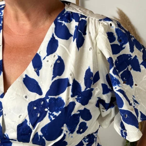 K145- Robe Maëlle (T40-T48) - blanc - 48