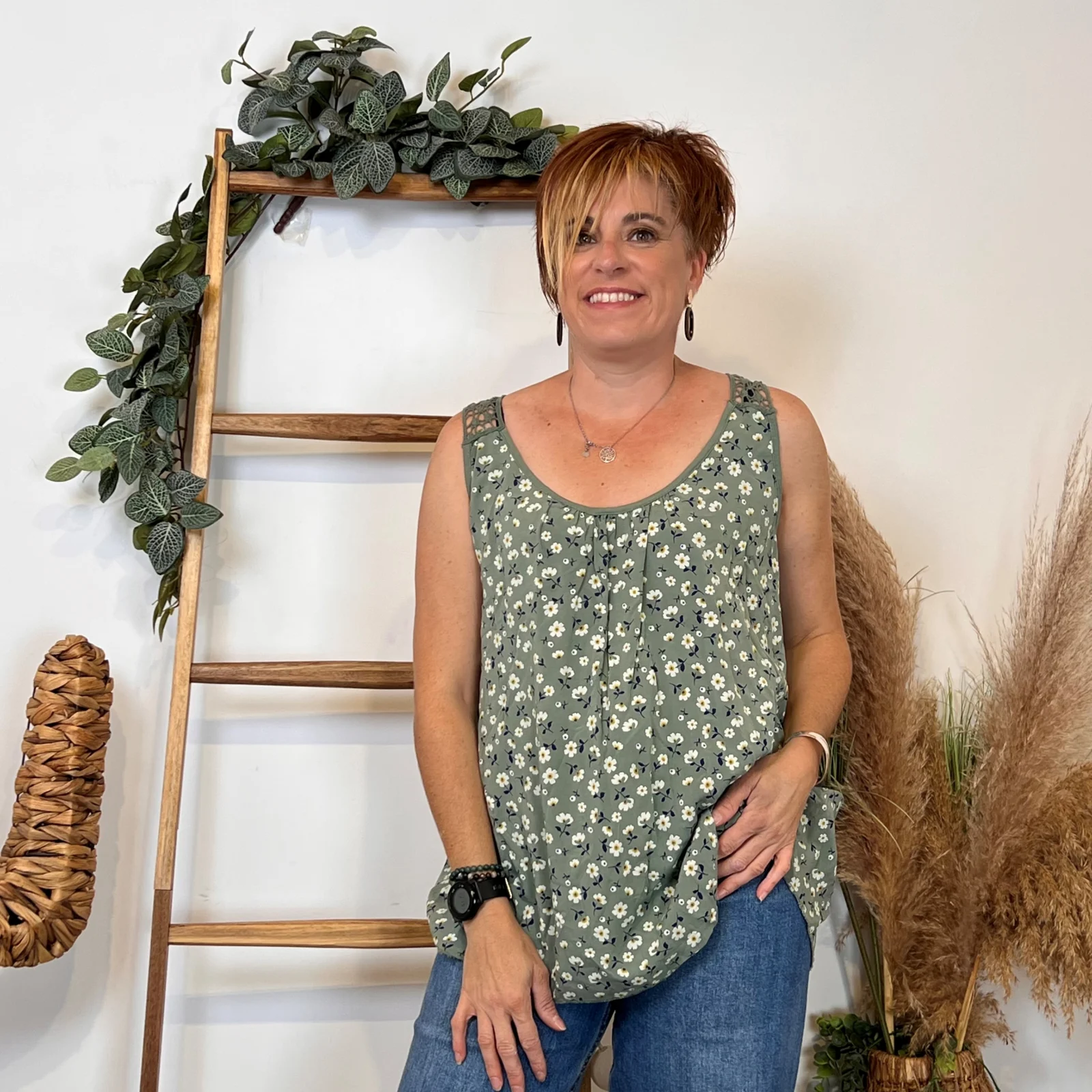 Débardeur Liberty (TU) - kaki - taille-unique