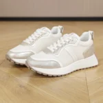 Sneakers crantées à plateforme (T40-T43) - dore - 43