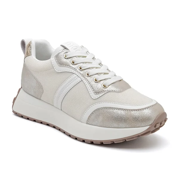 R413- Sneakers crantées (T40-T43) - dore - 43