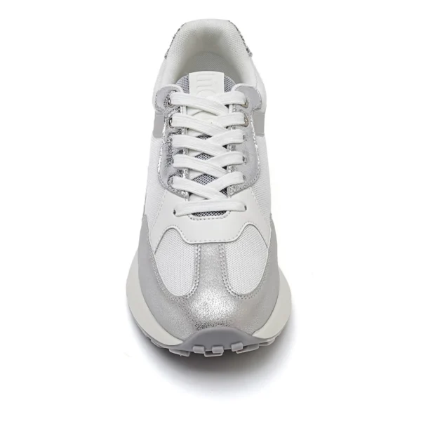 R413- Sneakers crantées (T40-T43) - argente - 43