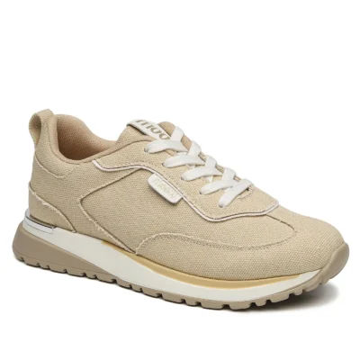 R401- Sneakers crantées Moow ( T36-T41) - beige - 41