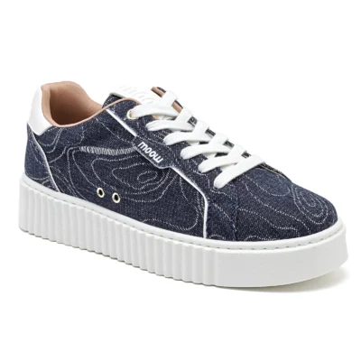 R399- Basket Moow Creepers (T36-T41) - denim - 41