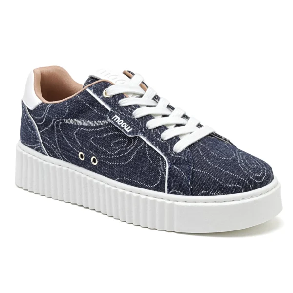 R399- Basket Moow Creepers (T36-T41) - denim - 41