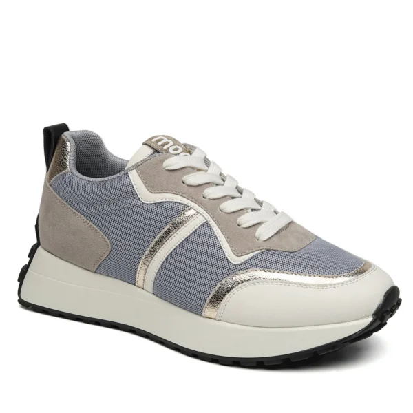 R405- Sneakers Moow crantées (T36-T41) - gris - 41