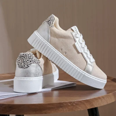 R407- Basket Moow Creepers (T36-T41) - beige - 41