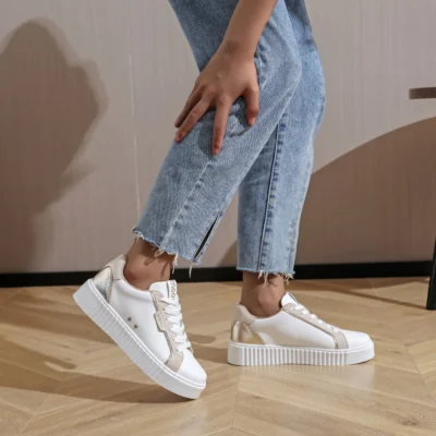 R407- Basket Moow Creepers (T36-T41) - blanc - 41