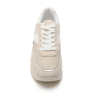 R411- Basket Moow "Plateforme" (T36-T41) - beige - 41