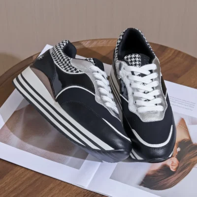 R411- Basket Moow "Plateforme" (T36-T41) - noir - 41