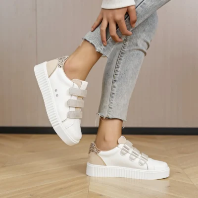 R410- Tennis Scratch "Irisé" (T36-T41) - blanc - 41