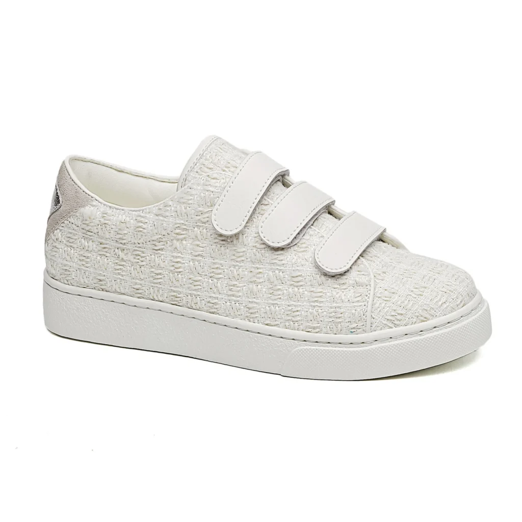 R414- Tennis Scratch "Texturée" (T36-T41) - blanc - 41