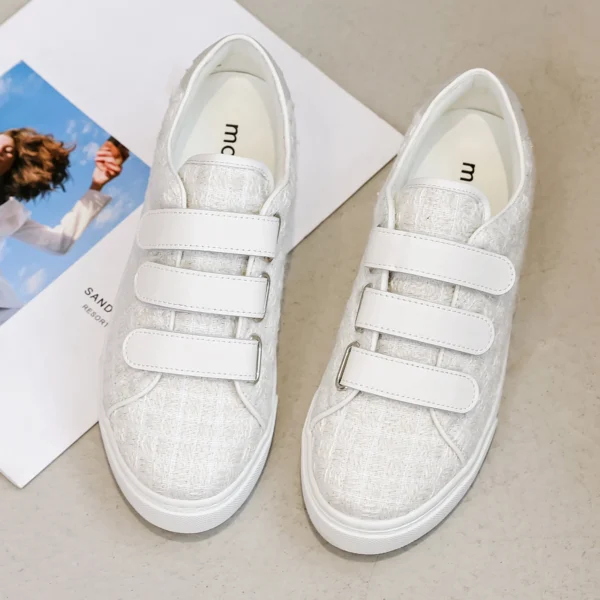 R414- Tennis Scratch "Texturée" (T36-T41) - blanc - 41