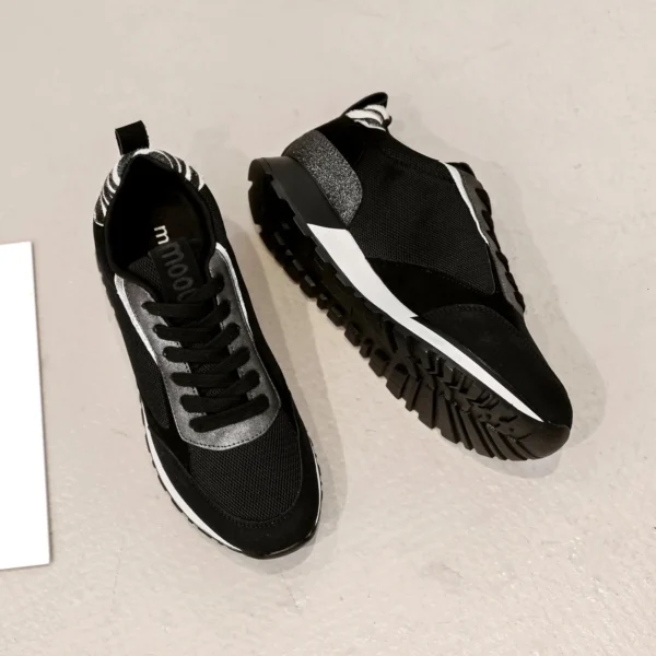 R417- Tennis Moow "Zébrée" (T36-T41) - noir - 41