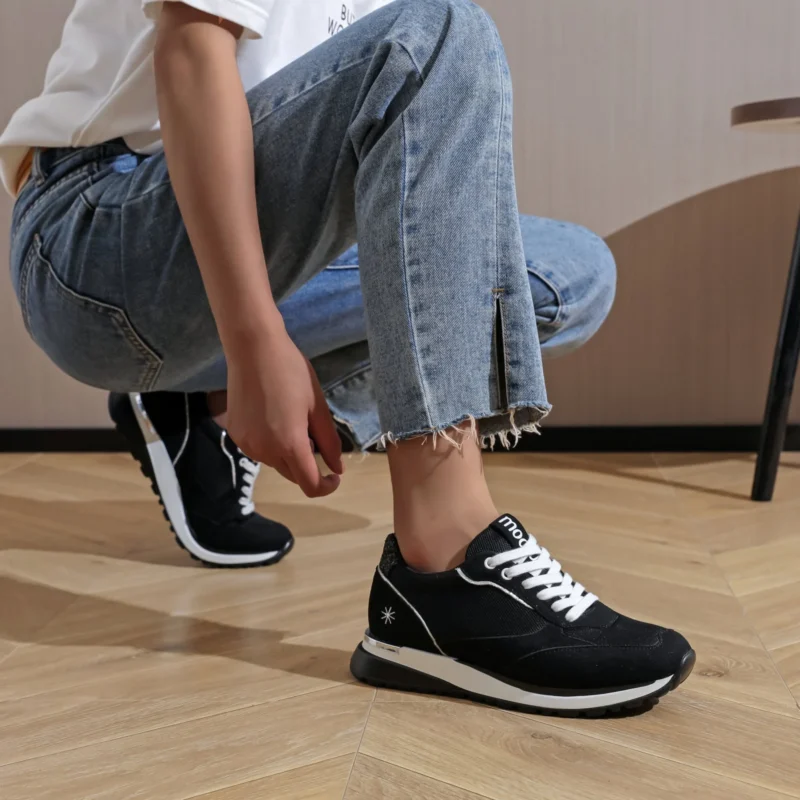 R413- Sneakers Moow "Sombres" (T36-T41) - noir - 41