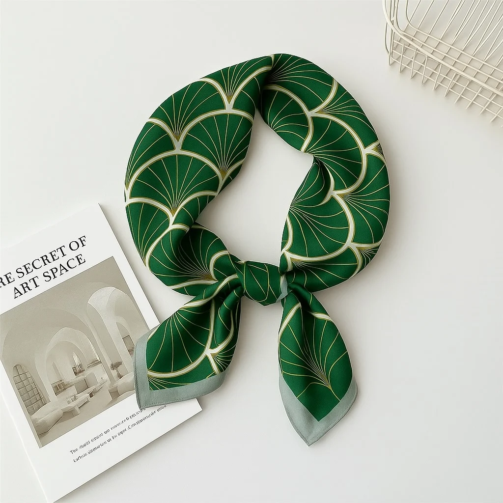 Y508- Carré touché soie