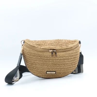 P437- Banane Paille Flora&Co - taupe - taille-unique