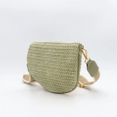 P437- Banane Paille Flora&Co - vert-celadon - taille-unique