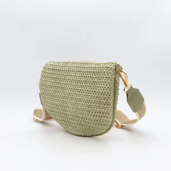 P437- Banane Paille Flora&Co - vert-celadon - taille-unique