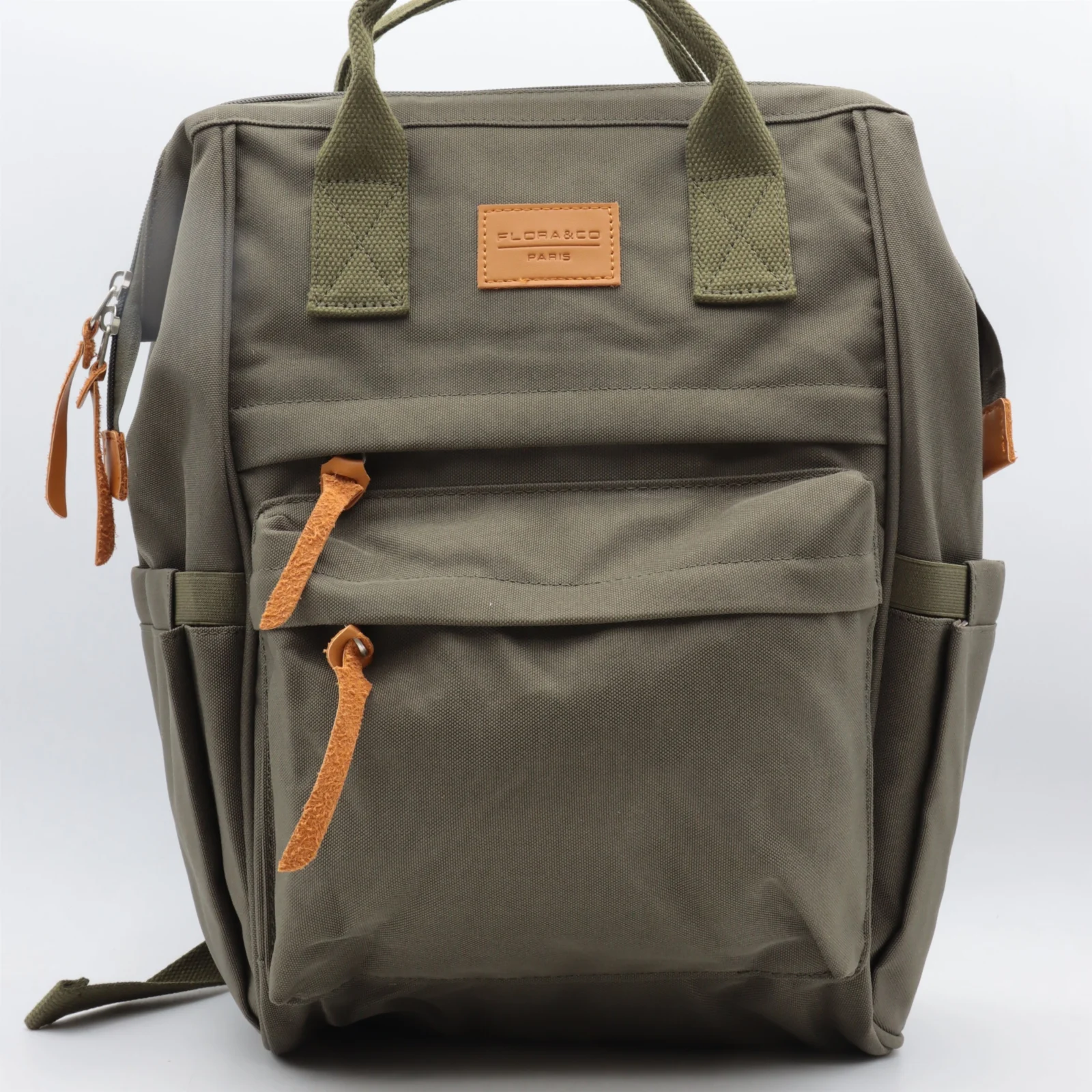 P400- Sac à dos Medium Flora&Co - kaki - taille-unique