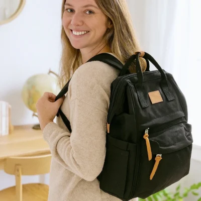 P400- Sac à dos Medium Flora&Co - noir - taille-unique