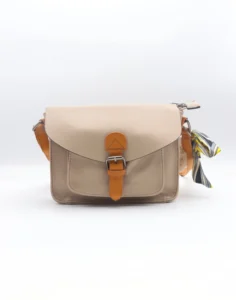 Sac cartable vintage - Flora & Co - beige-taupe - sans-taille