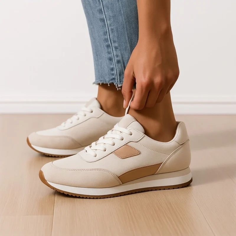 R400- Basket Moow "Simply" (T36-T41) - dore-beige - 41