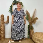 Robe longue Christy (T44-T52) - marine - 52