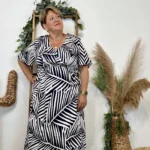 Robe longue Christy (T44-T52) - marine - 52