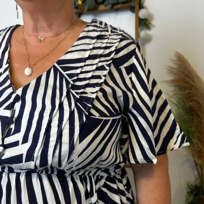 Robe longue Christy (T44-T52) - marine - 52