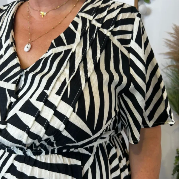 Z165-Robe longue Christy (T44-T52) - noir - 52