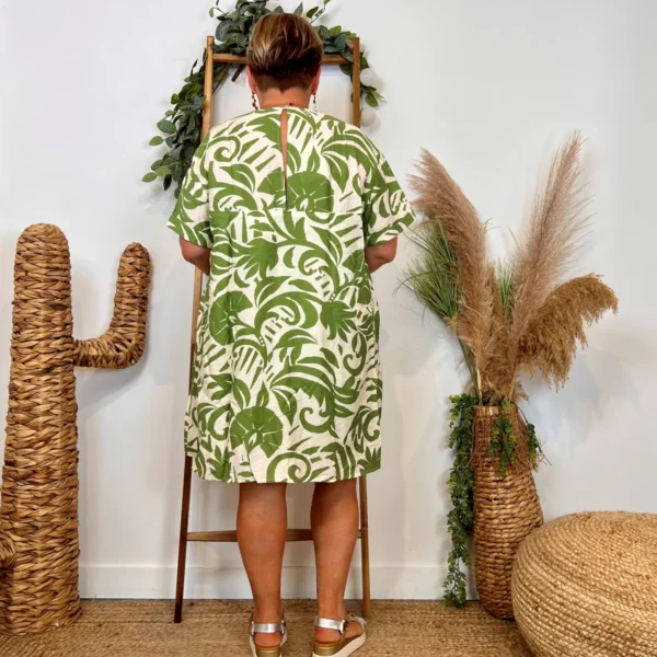 K135 - Robe-Short (T40-T48) - vert-clair - 48