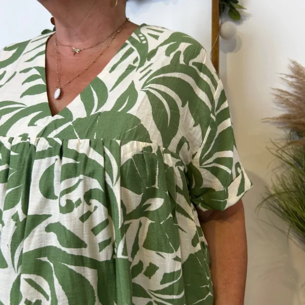 K135 - Robe-Short (T40-T48) - vert-clair - 48