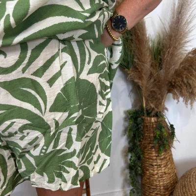 K135 - Robe-Short (T40-T48) - vert-clair - 48