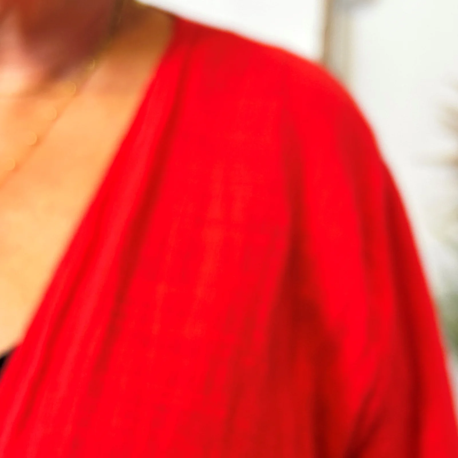 Z145- Veste Coton Lin (Gt) 🇮🇹 - rouge - taille-unique-grande-taille