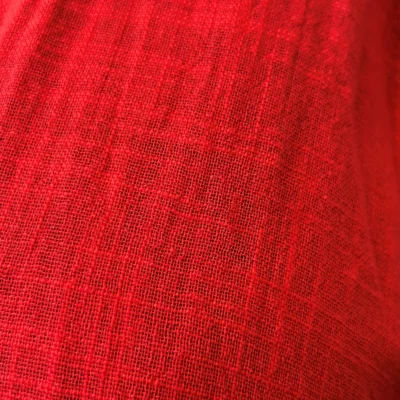 Z145- Veste Coton Lin (Gt) 🇮🇹 - rouge - taille-unique-grande-taille