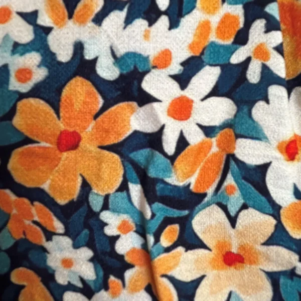 Z747- Top Christy Fleuri (T44-T52) đ - orange - 52