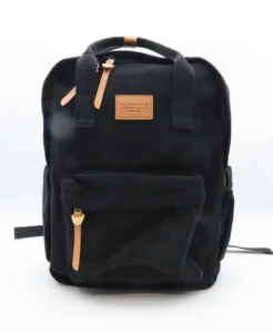 Sac à dos velours côtelé - Flora & Co - noir - sans-taille