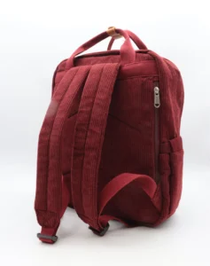 Sac à dos velours côtelé - Flora & Co - bordeaux - sans-taille