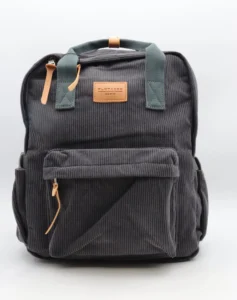 Sac à dos velours côtelé - Flora & Co - gris - sans-taille
