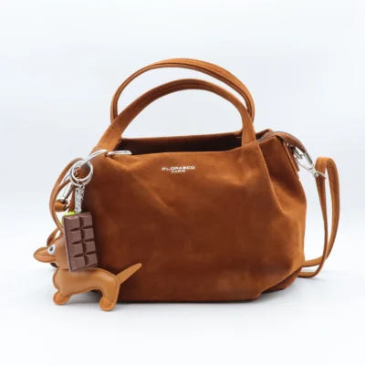 P386- Sac bourse - camel - sans-taille