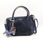 Sac bourse femme grand format - marine - sans-taille